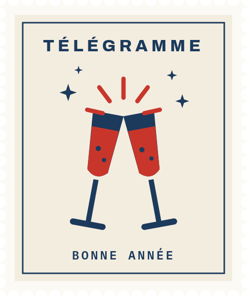 Timbre Bonne année