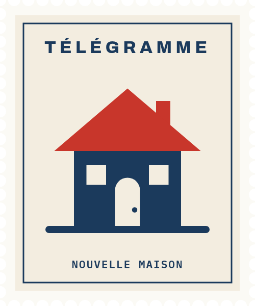 Timbre Nouvelle maison