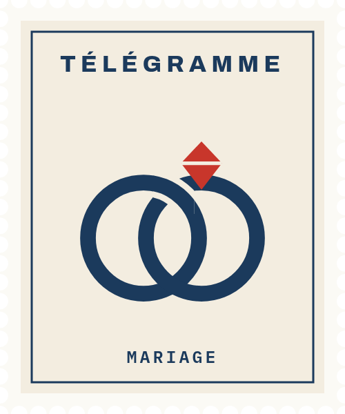 Timbre Mariage