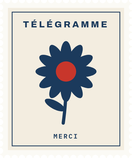 Timbre Merci